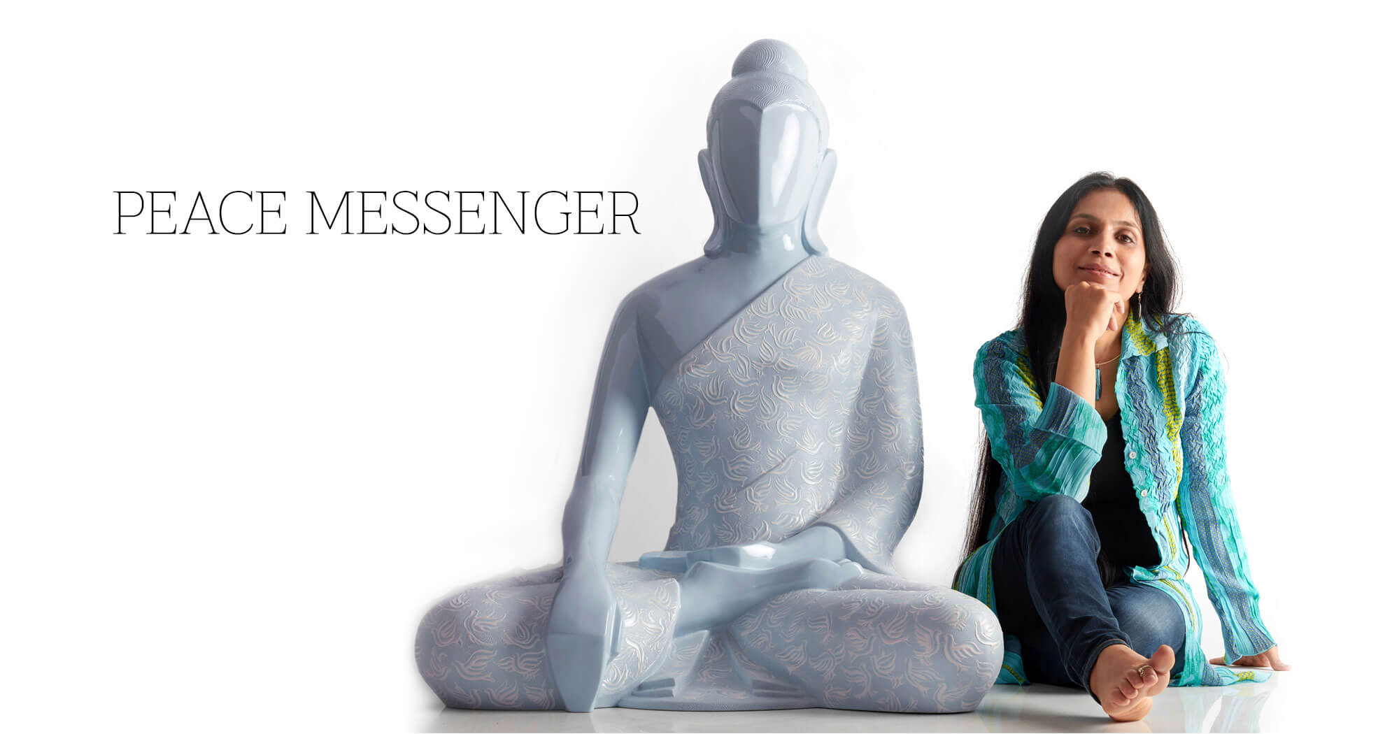 Buddha Bhoomi Peace messenger Sculpture, sculpted by Sangeeta Abhay